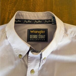 Wrangler George Strait Collection Men's Lavender Shirt
